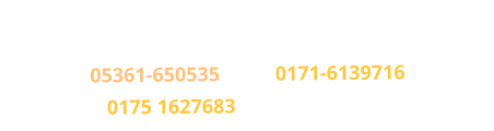 Uns oder unsere Hafenmeister  könnt ihr unter folgenden Rufnummern erreichen: Hr. Hiller: 05361-650535 oder 0171-6139716 Hr. Wiede: 0175 1627683